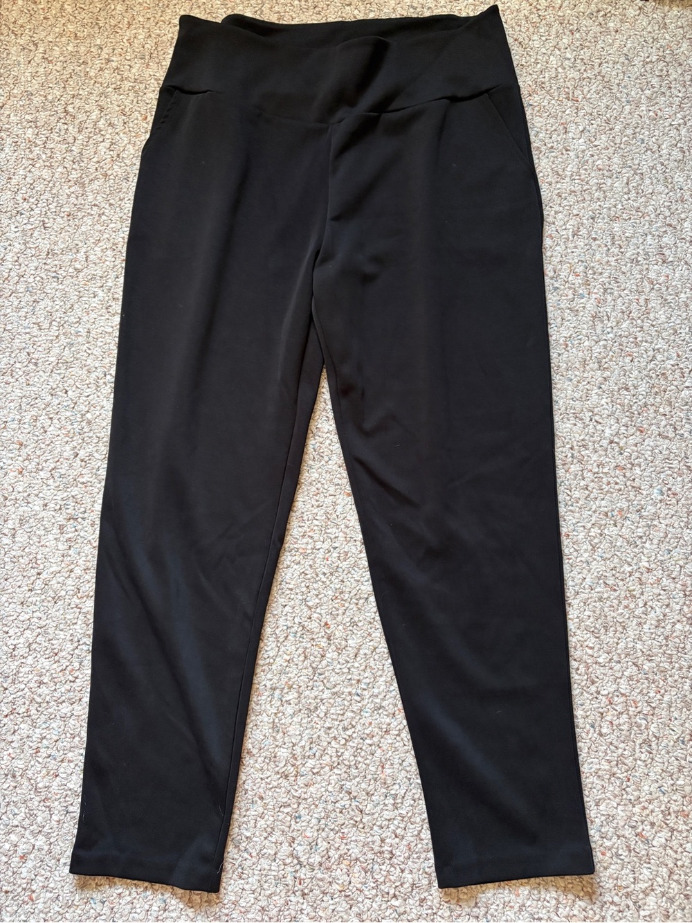 Angels Skinny Pants Women XL Black Pocket high Rise leggings 28 inseam business